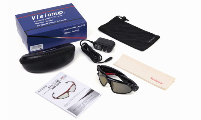 Visionup Strobe Glasses for sports vision training and athletic 